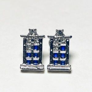 Tardis Ear Studs